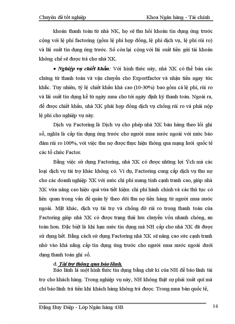 image for page Một số giải pháp nhằm mở rộng hoạt động tín dụng tài trợ xuất nhập khẩu tại ngân hàng TMCP XNK Việt Nam chi nhánh Hà Nội