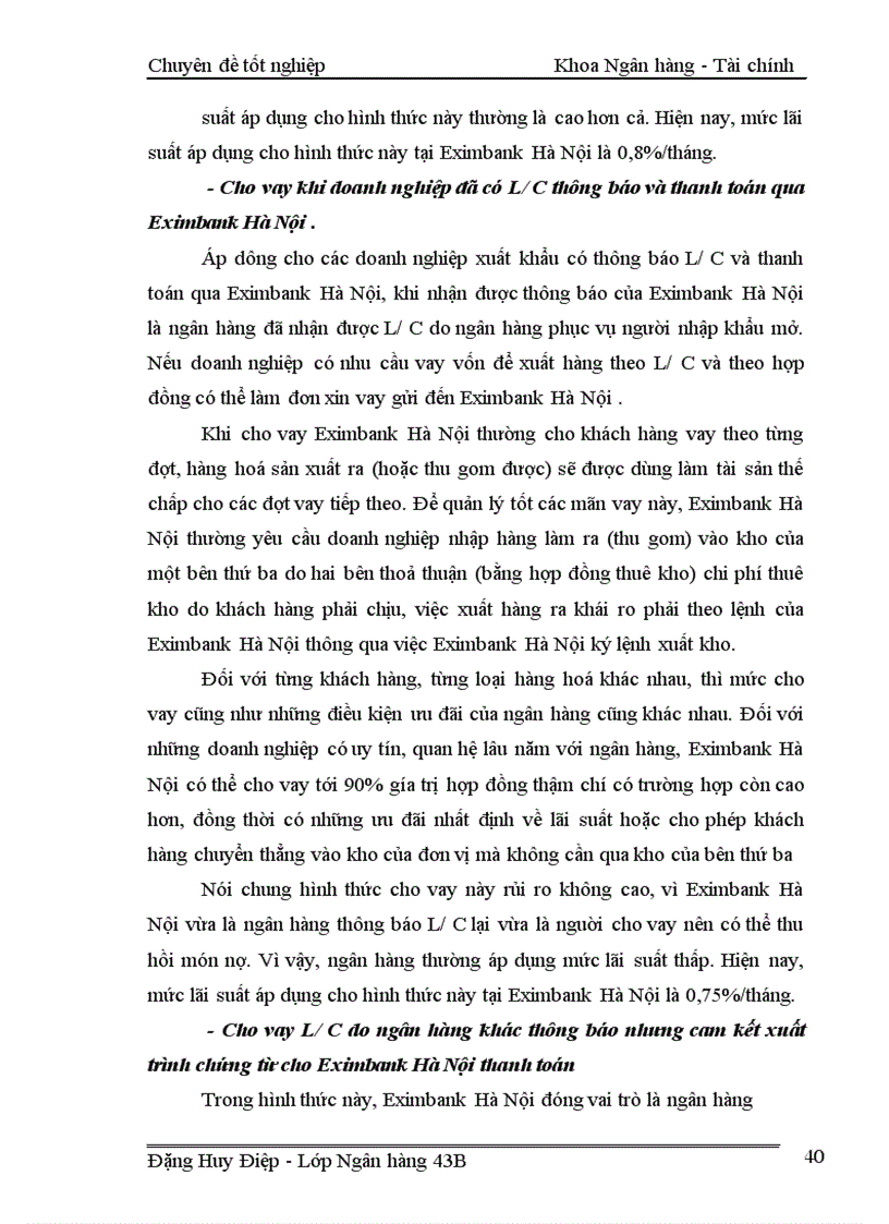 image for page Một số giải pháp nhằm mở rộng hoạt động tín dụng tài trợ xuất nhập khẩu tại ngân hàng TMCP XNK Việt Nam chi nhánh Hà Nội