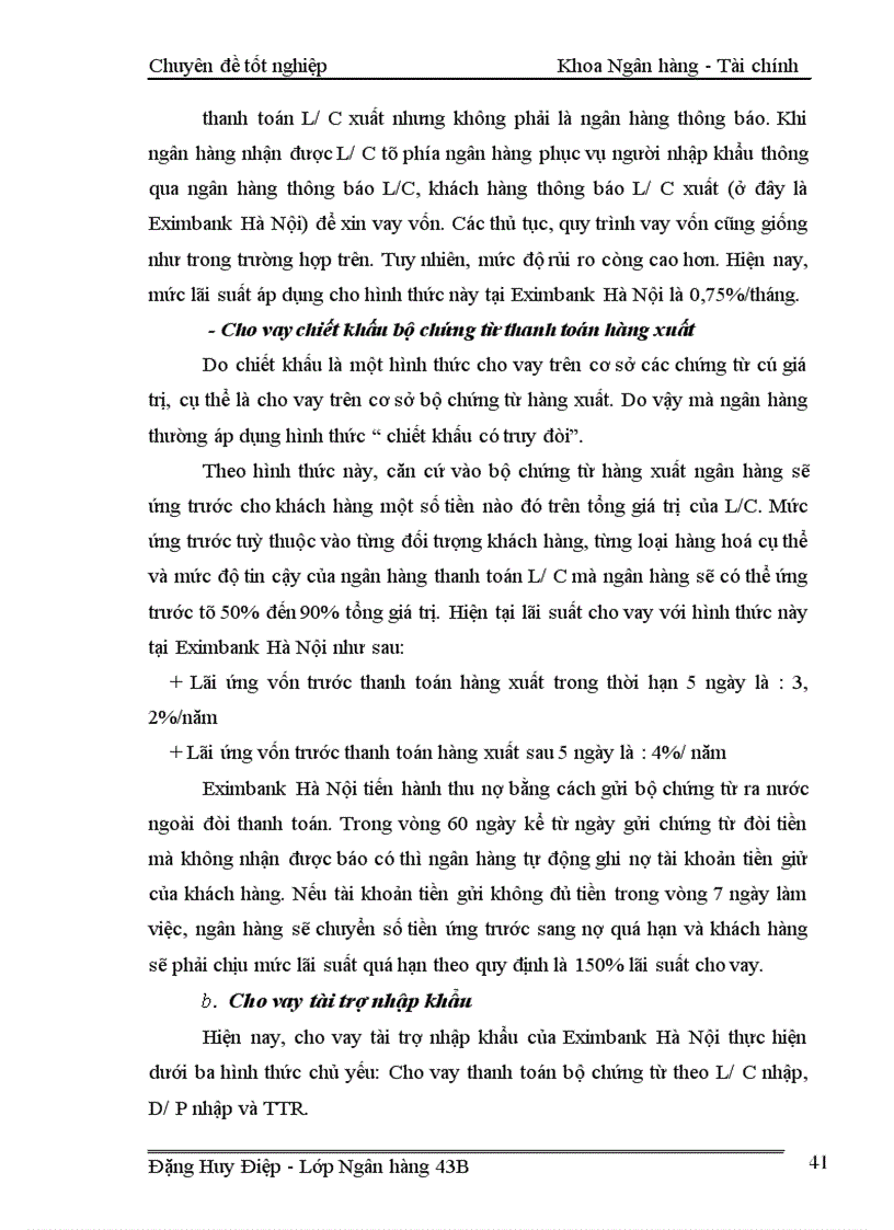 image for page Một số giải pháp nhằm mở rộng hoạt động tín dụng tài trợ xuất nhập khẩu tại ngân hàng TMCP XNK Việt Nam chi nhánh Hà Nội