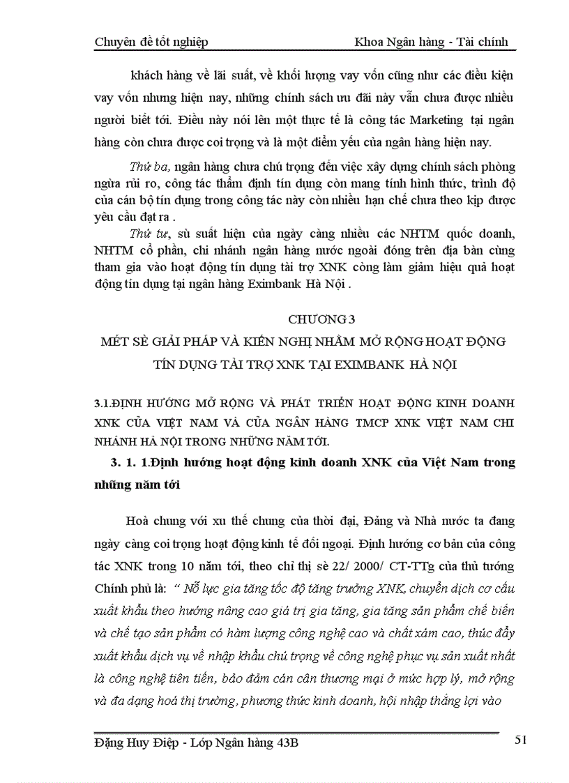 image for page Một số giải pháp nhằm mở rộng hoạt động tín dụng tài trợ xuất nhập khẩu tại ngân hàng TMCP XNK Việt Nam chi nhánh Hà Nội