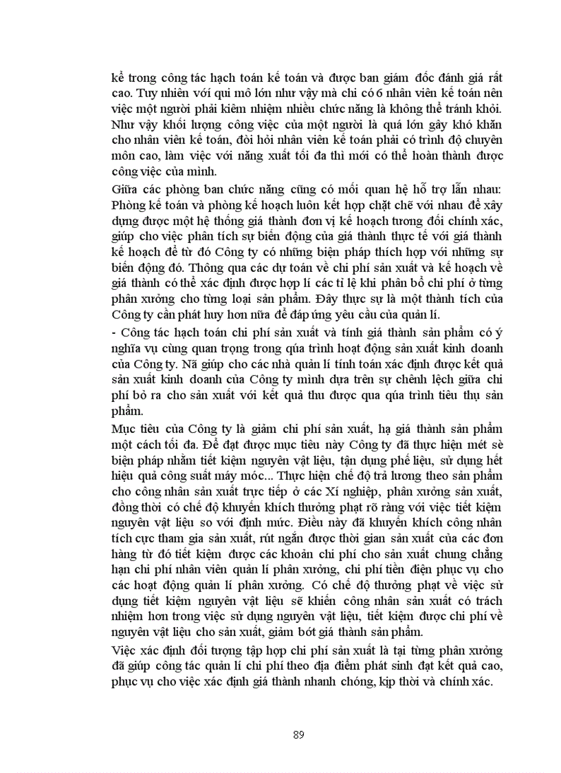 image for page Hạch toán chi phí sản xuất và tính giá thành sản phẩm với việc tăng cường quản trị doanh nghiệp taị Công ty Da giầy Hà Nội.