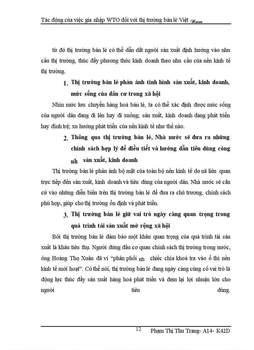 image for page Tác động của việc gia nhập WTO đối với thị trường bán lẻ Việt Nam