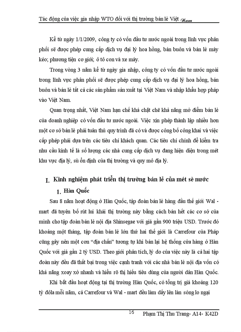 image for page Tác động của việc gia nhập WTO đối với thị trường bán lẻ Việt Nam