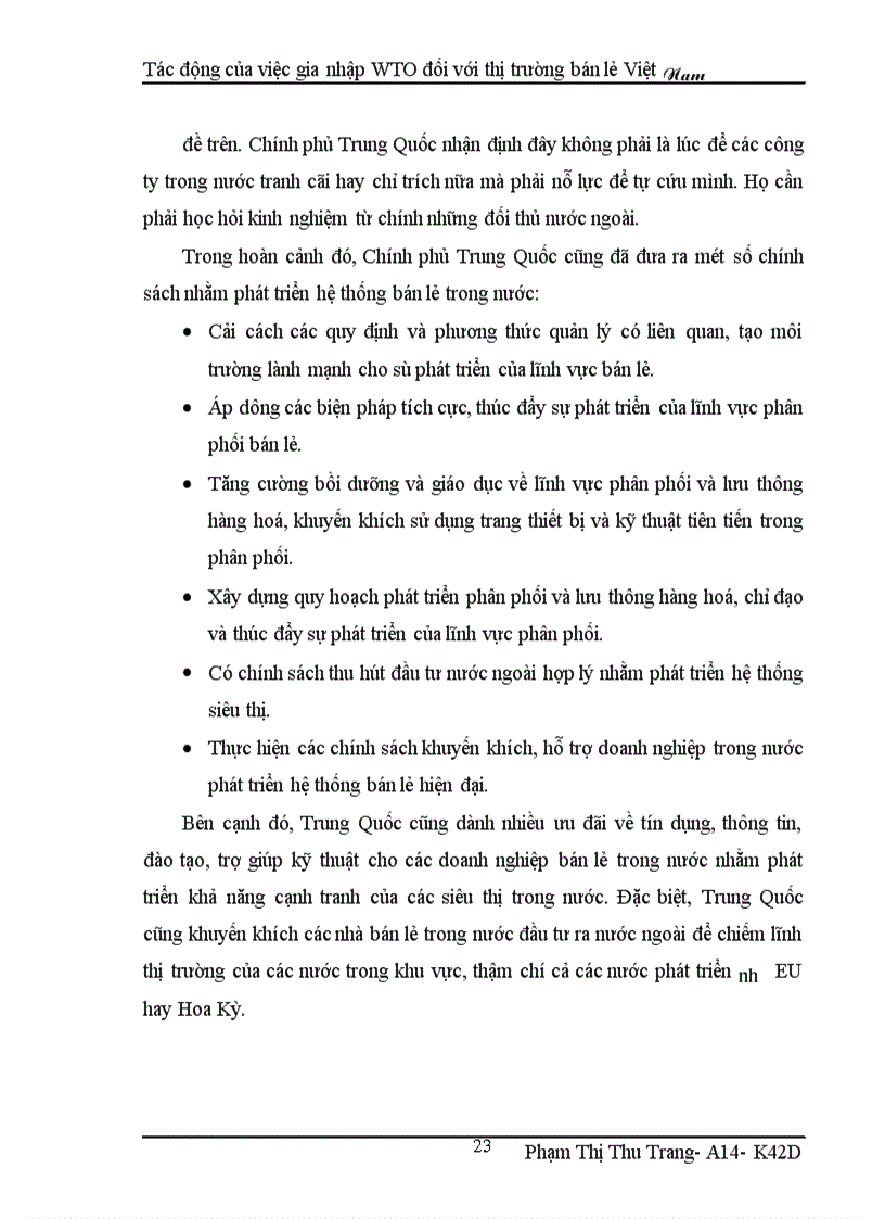 image for page Tác động của việc gia nhập WTO đối với thị trường bán lẻ Việt Nam