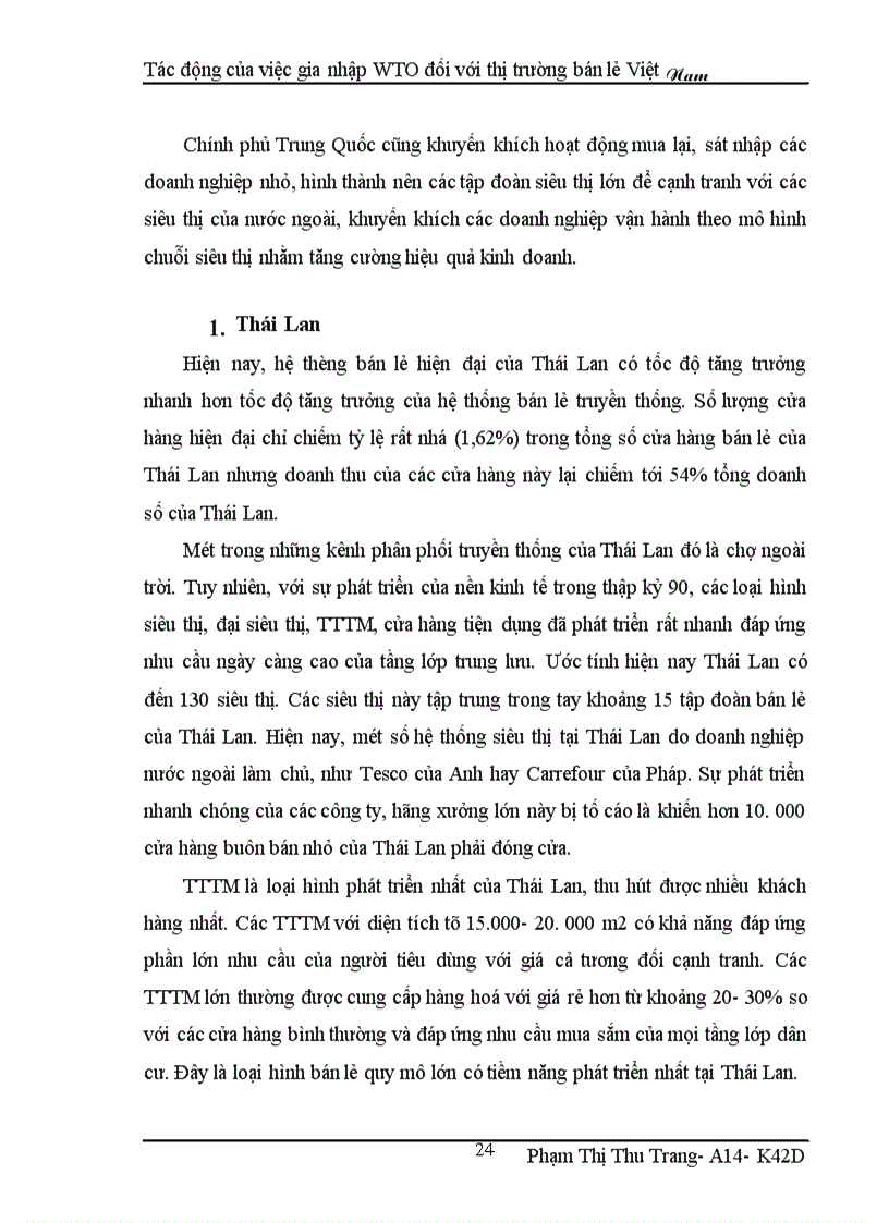image for page Tác động của việc gia nhập WTO đối với thị trường bán lẻ Việt Nam