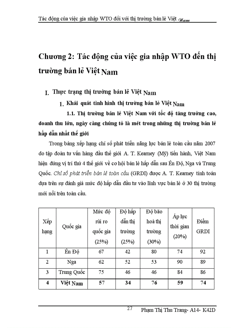 image for page Tác động của việc gia nhập WTO đối với thị trường bán lẻ Việt Nam