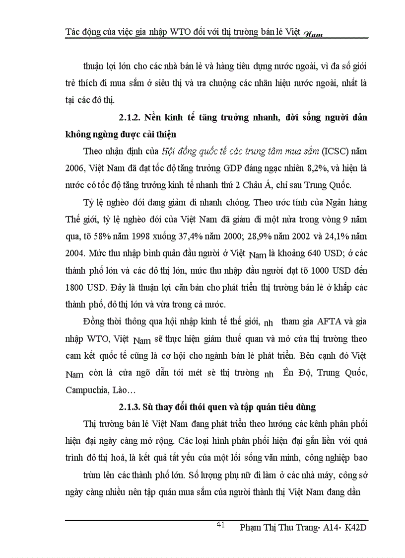 image for page Tác động của việc gia nhập WTO đối với thị trường bán lẻ Việt Nam