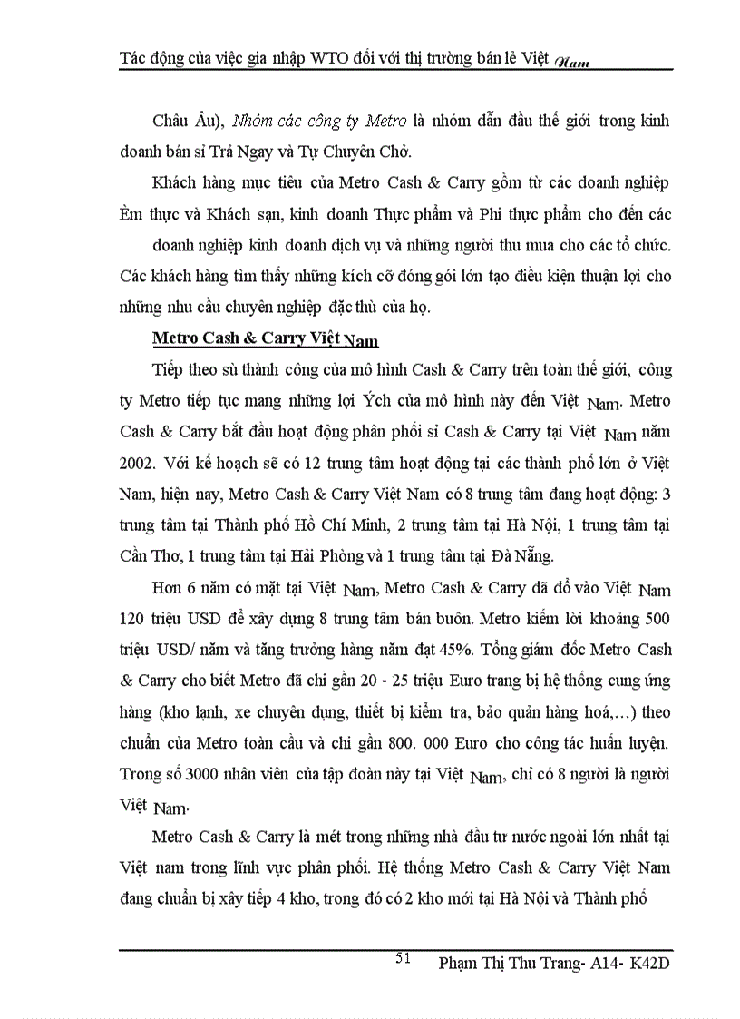 image for page Tác động của việc gia nhập WTO đối với thị trường bán lẻ Việt Nam