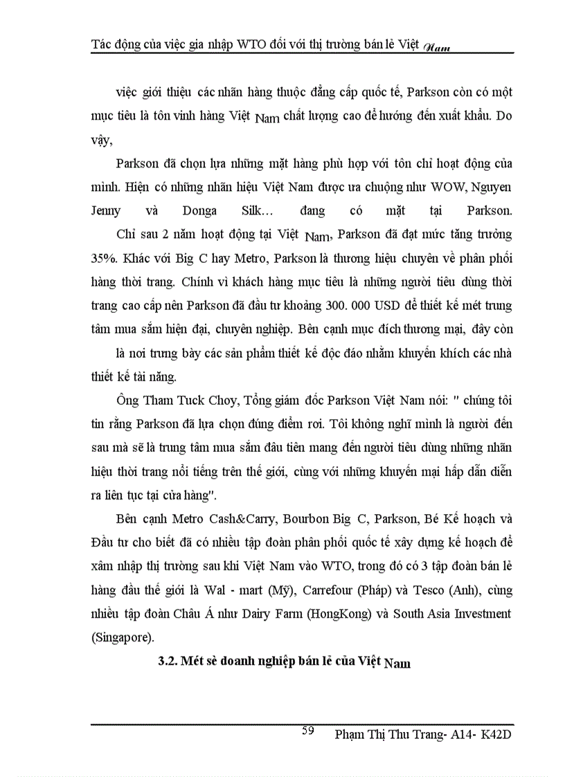 image for page Tác động của việc gia nhập WTO đối với thị trường bán lẻ Việt Nam