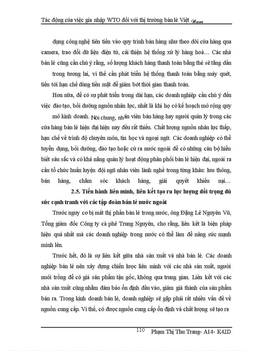 image for page Tác động của việc gia nhập WTO đối với thị trường bán lẻ Việt Nam