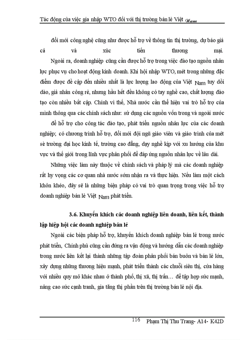 image for page Tác động của việc gia nhập WTO đối với thị trường bán lẻ Việt Nam