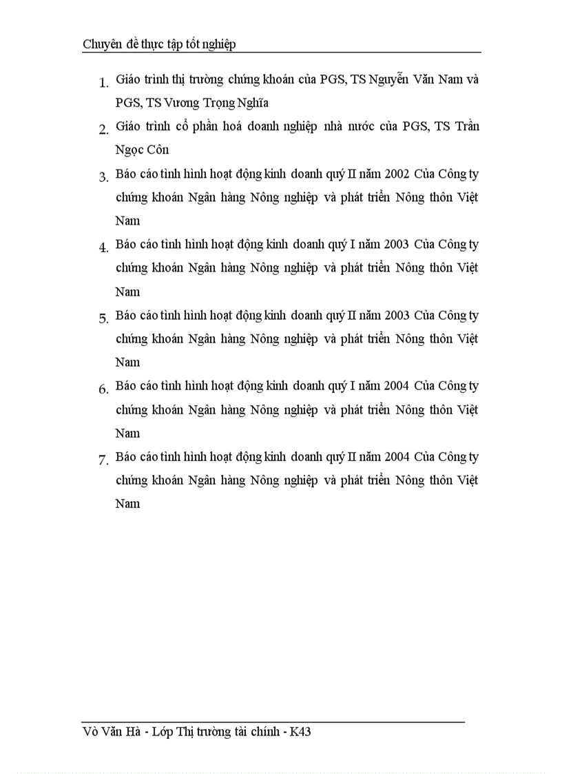 image for page Tư vấn cổ phần hoá doanh nghiệp nhà nước tại Công ty Chứng khoán Ngân hàng Nông nghiệp Việt Nam