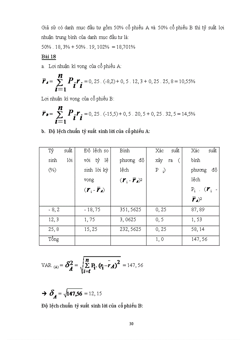 image for page Bài tập môn quản trị tài chính