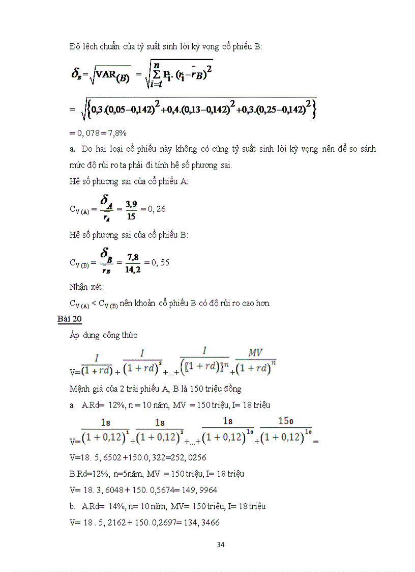 image for page Bài tập môn quản trị tài chính