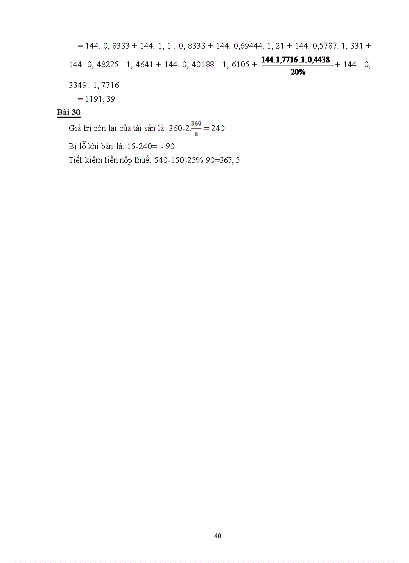 image for page Bài tập môn quản trị tài chính