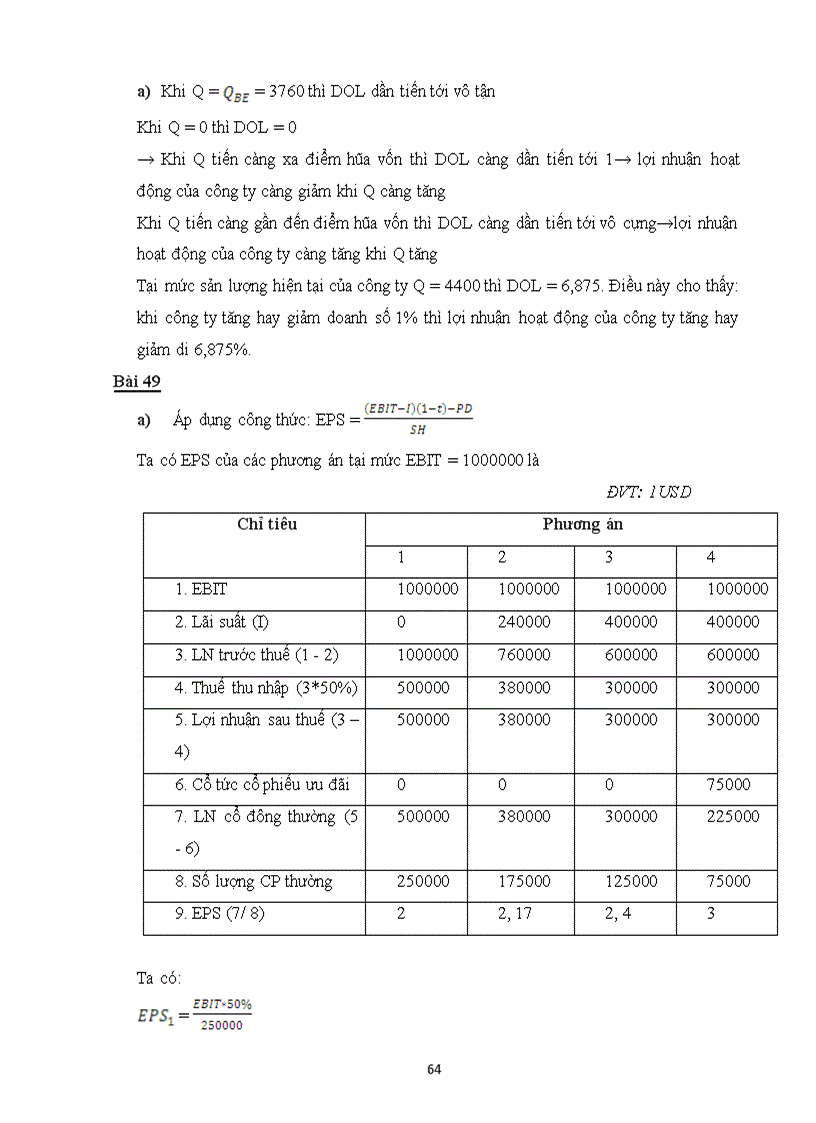 image for page Bài tập môn quản trị tài chính