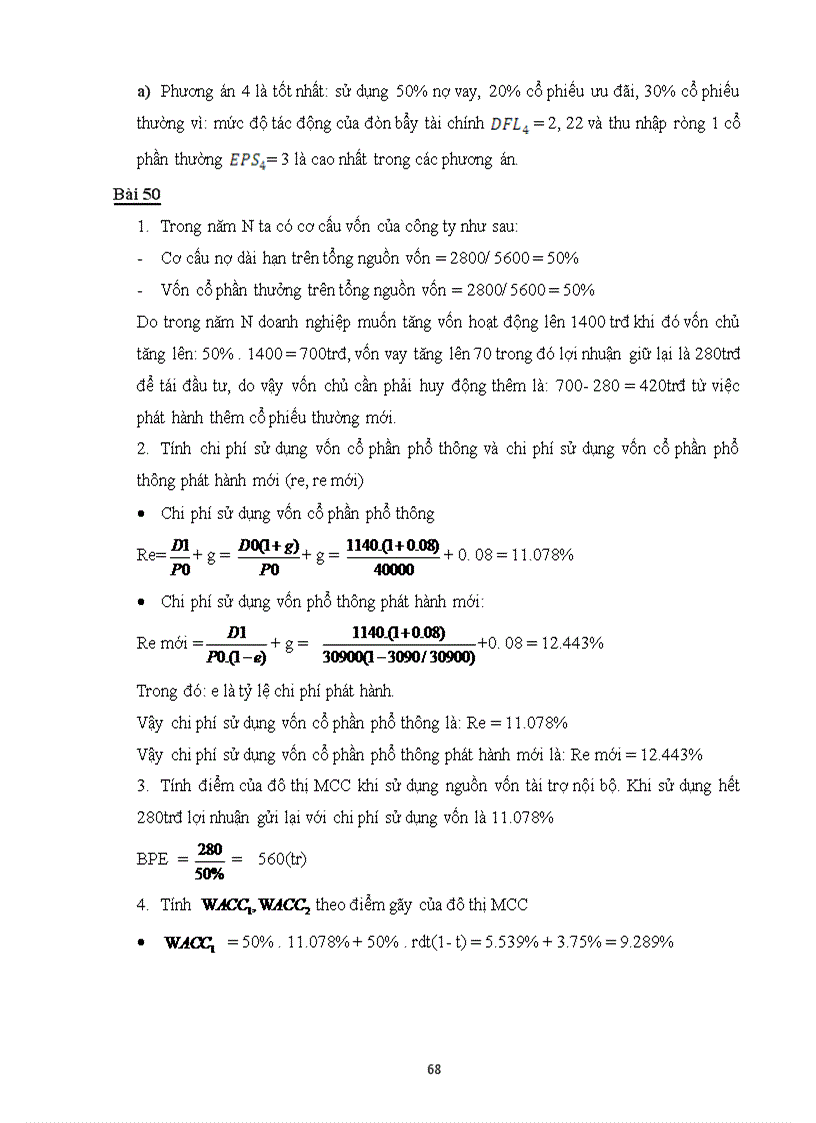 image for page Bài tập môn quản trị tài chính