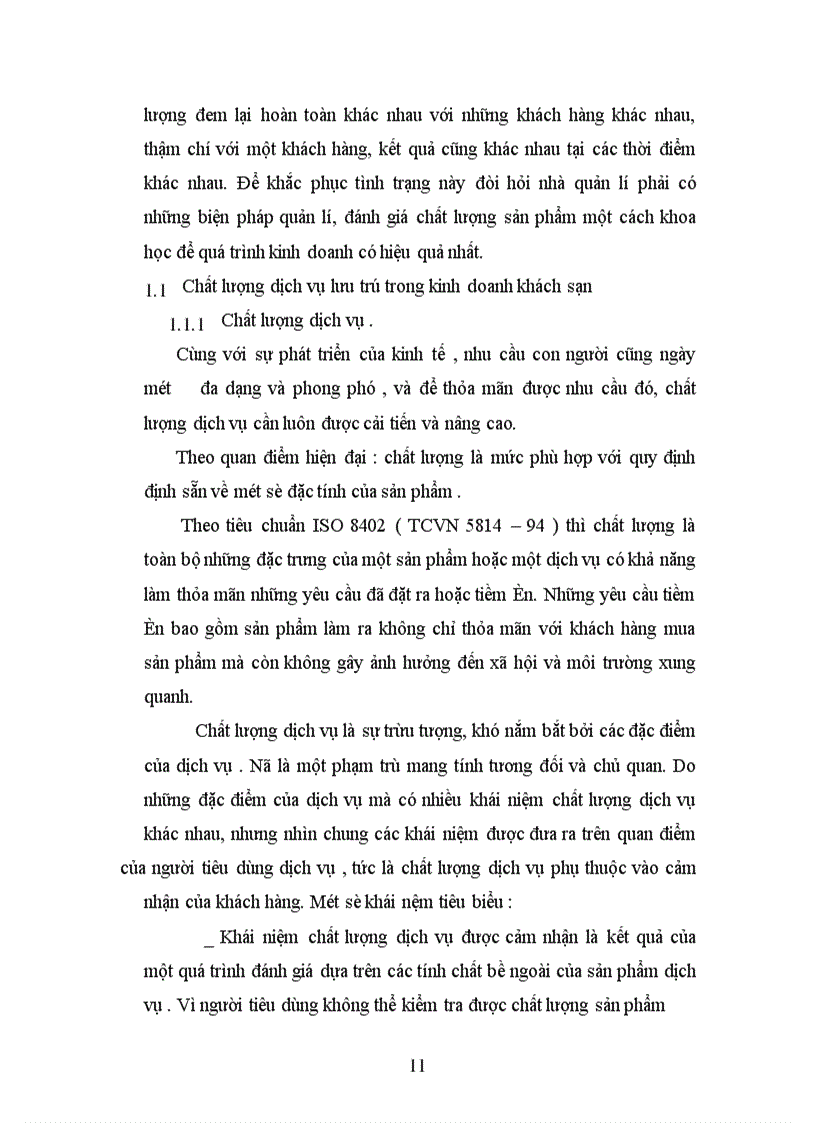 image for page Thực trạng và giải pháp nâng cao chất lượng dịch vụ lưu trú tại khách sạn du lịch Công Đoàn Hà Nội