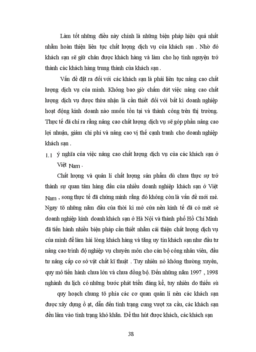 image for page Thực trạng và giải pháp nâng cao chất lượng dịch vụ lưu trú tại khách sạn du lịch Công Đoàn Hà Nội