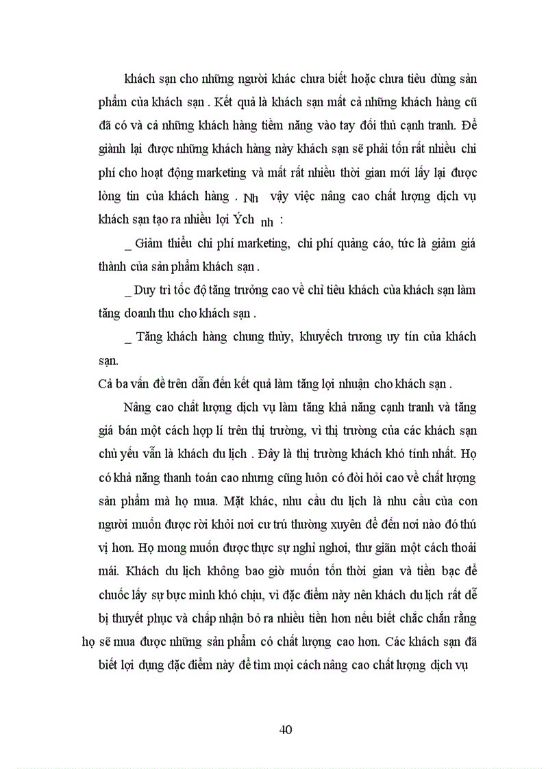 image for page Thực trạng và giải pháp nâng cao chất lượng dịch vụ lưu trú tại khách sạn du lịch Công Đoàn Hà Nội