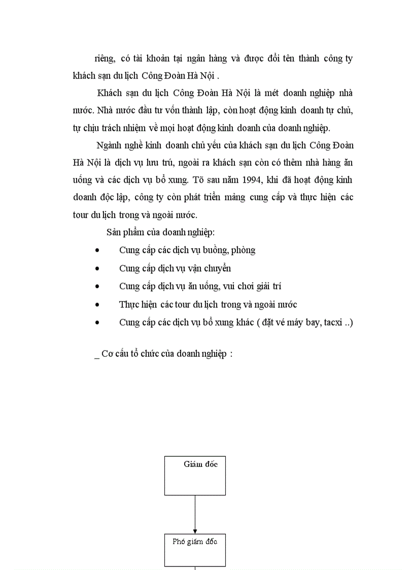 image for page Thực trạng và giải pháp nâng cao chất lượng dịch vụ lưu trú tại khách sạn du lịch Công Đoàn Hà Nội