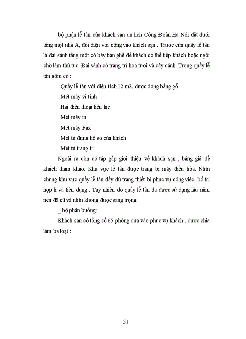 image for page Thực trạng và giải pháp nâng cao chất lượng dịch vụ lưu trú tại khách sạn du lịch Công Đoàn Hà Nội