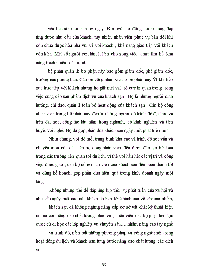 image for page Thực trạng và giải pháp nâng cao chất lượng dịch vụ lưu trú tại khách sạn du lịch Công Đoàn Hà Nội
