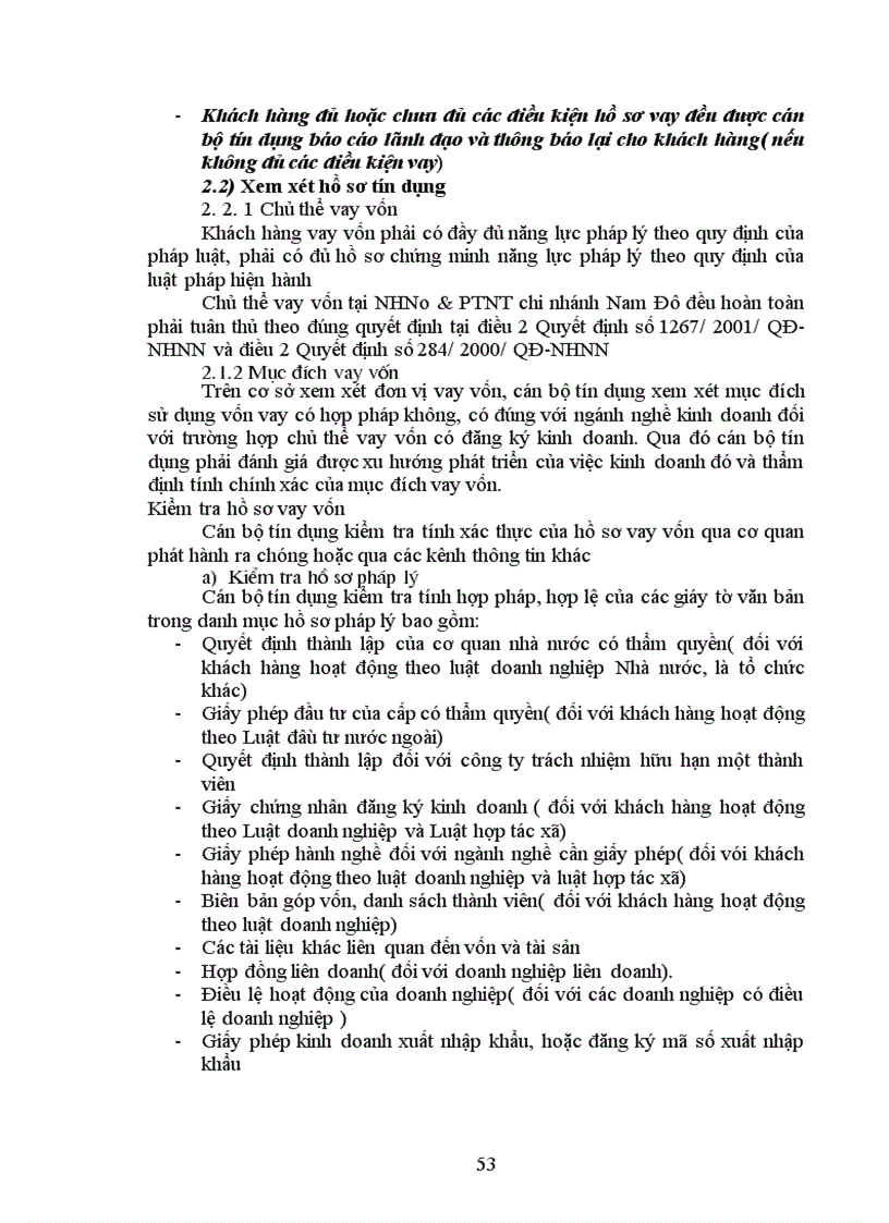 image for page Thực tiễn áp dụng pháp luật về hợp đồng tín dụng tại NHNo & PTNT chi nhánh Nam Đô