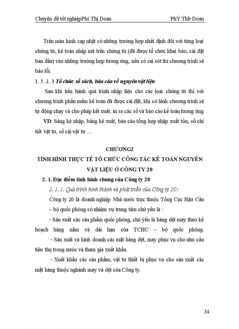 image for page Kế toán nguyên vật liệu ở công ty 20 – TCHC – BQP