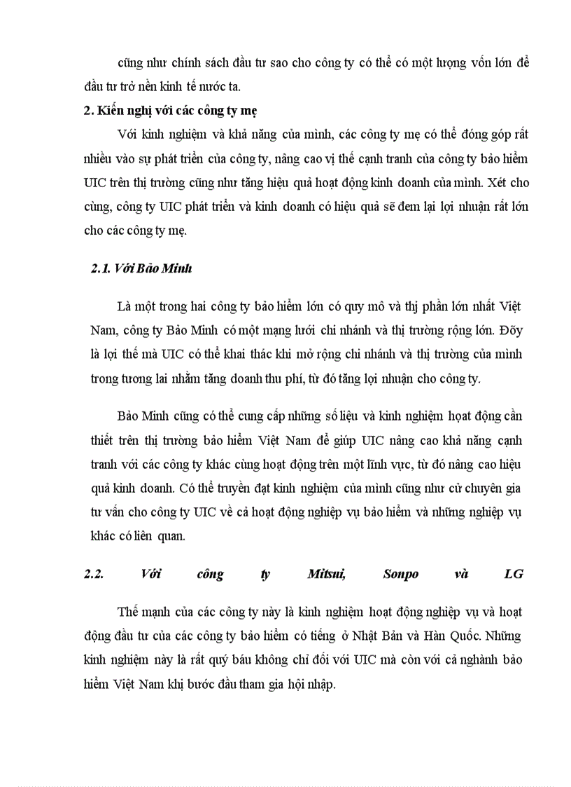 image for page Thực trạng và giải pháp nâng cao năng lực cạnh tranh của công ty bảo hiểm liên hiệp UIC trên thị trường bảo hiểm phi nhân thọ Việt Nam