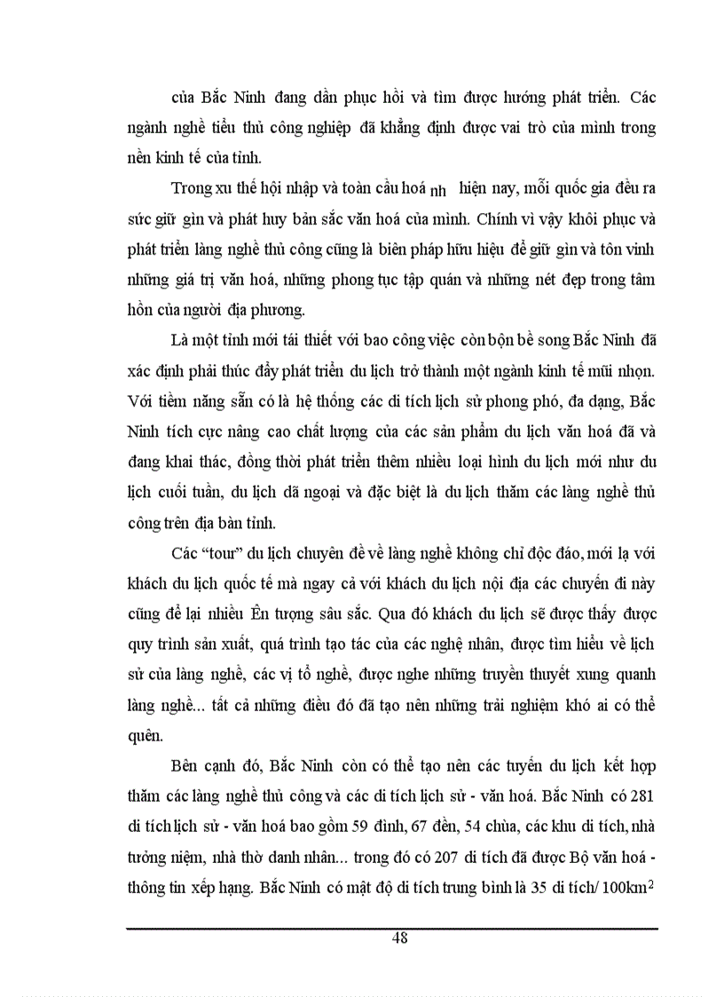 image for page Khai thác làng nghề phục vụ mục đích du lịch ở tỉnh Bắc Ninh