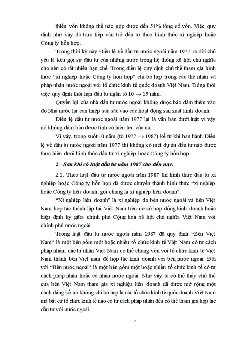 image for page Địa vị pháp lý của doanh nghiệp liên doanh, là một trong ba hình thức của đầu tư trực tiếp nước ngoài