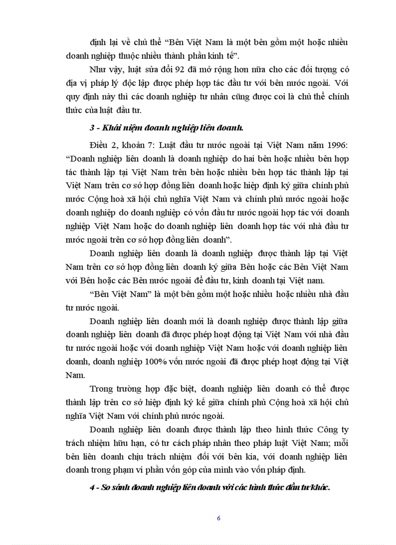 image for page Địa vị pháp lý của doanh nghiệp liên doanh, là một trong ba hình thức của đầu tư trực tiếp nước ngoài