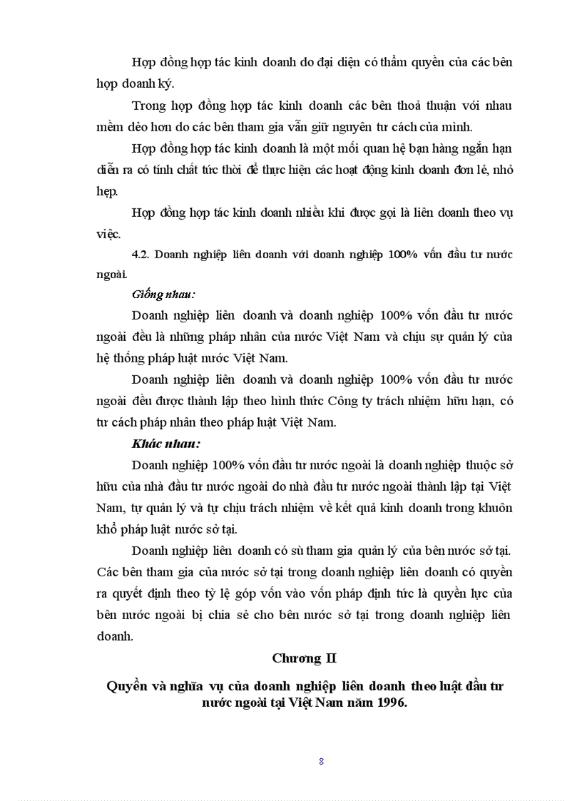 image for page Địa vị pháp lý của doanh nghiệp liên doanh, là một trong ba hình thức của đầu tư trực tiếp nước ngoài