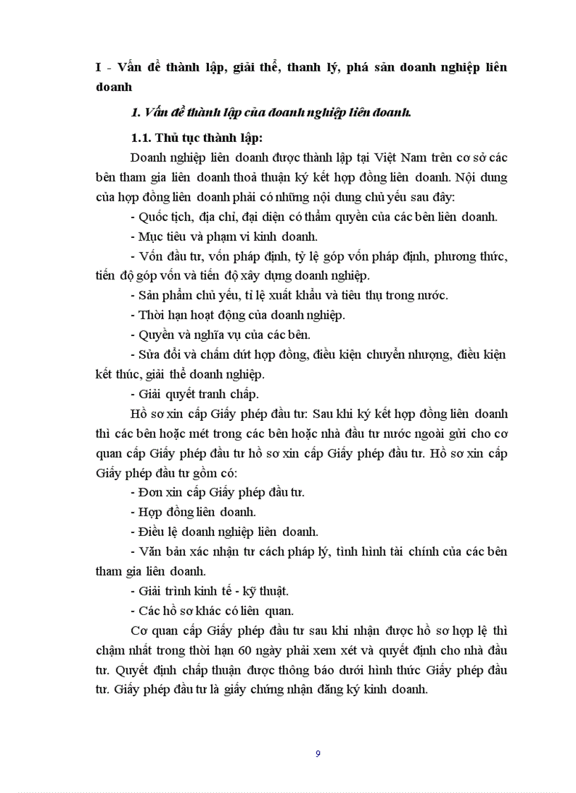 image for page Địa vị pháp lý của doanh nghiệp liên doanh, là một trong ba hình thức của đầu tư trực tiếp nước ngoài