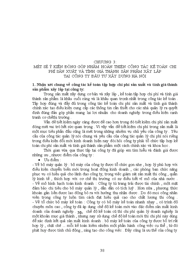 image for page Công tác kế toán chi phí sản xuất và tính giá thành sản phẩm tại công ty Đầu tư xây dựng Hà nội