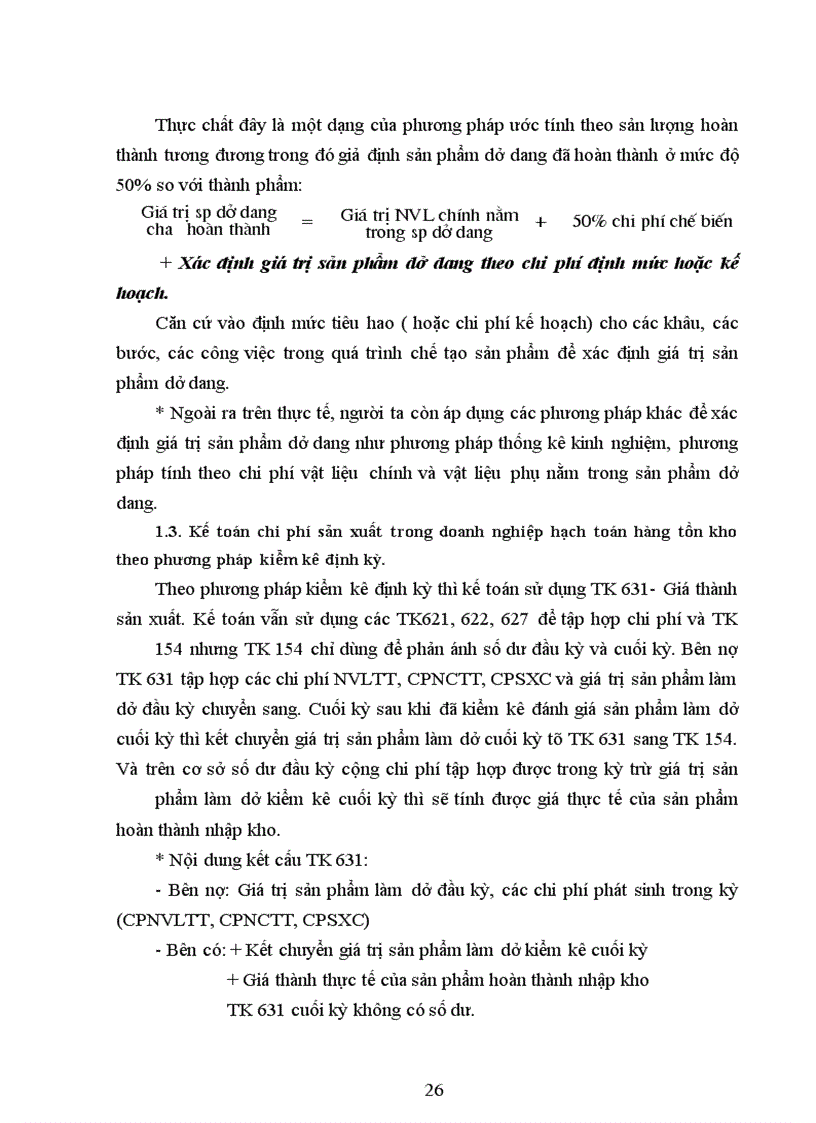 image for page Kế toán chi phí sản xuất và tính giá thành sản phẩm tại Công ty thiết bị lạnh Long Biên