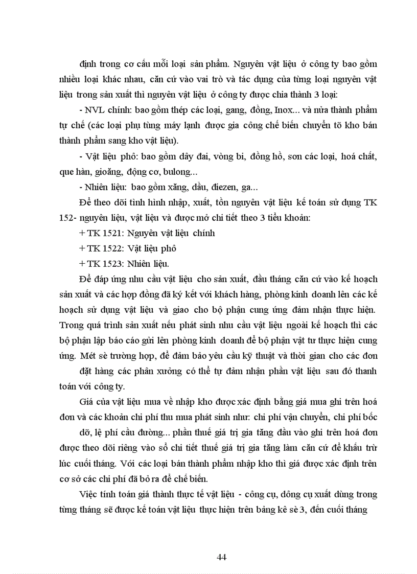 image for page Kế toán chi phí sản xuất và tính giá thành sản phẩm tại Công ty thiết bị lạnh Long Biên