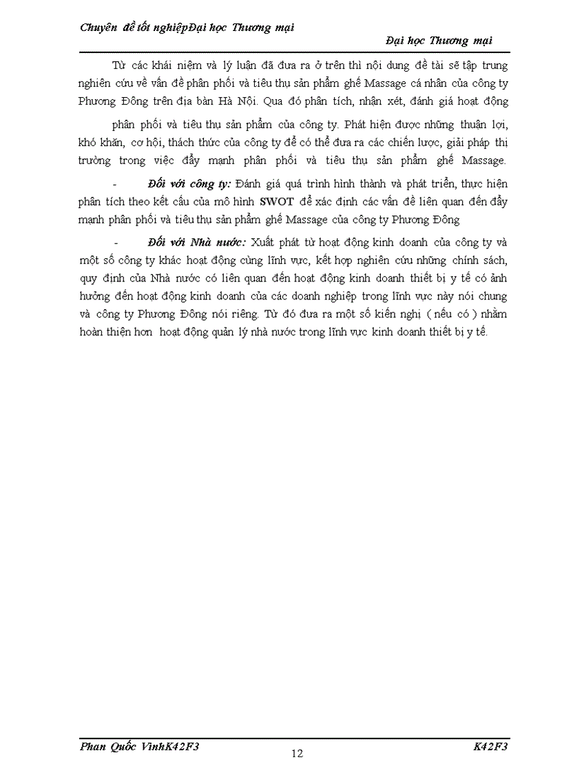 image for page Giải pháp phát triển thị trường với việc đẩy mạnh phân phối và tiêu thụ sản phẩm ghế massage của công ty TNHH thiết bị y tế Phương Đông