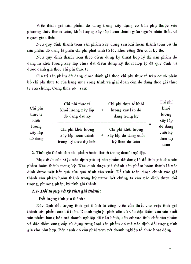 image for page Hoàn thiện công tác kế toán chi phí sản xuất và tính giá thành sản phẩm trong công ty xây dựng số 19 thuộc Tổng công ty xây dựng và phát triển hạ tầng