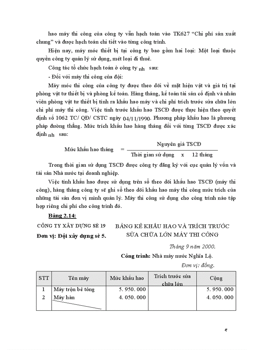 image for page Hoàn thiện công tác kế toán chi phí sản xuất và tính giá thành sản phẩm trong công ty xây dựng số 19 thuộc Tổng công ty xây dựng và phát triển hạ tầng