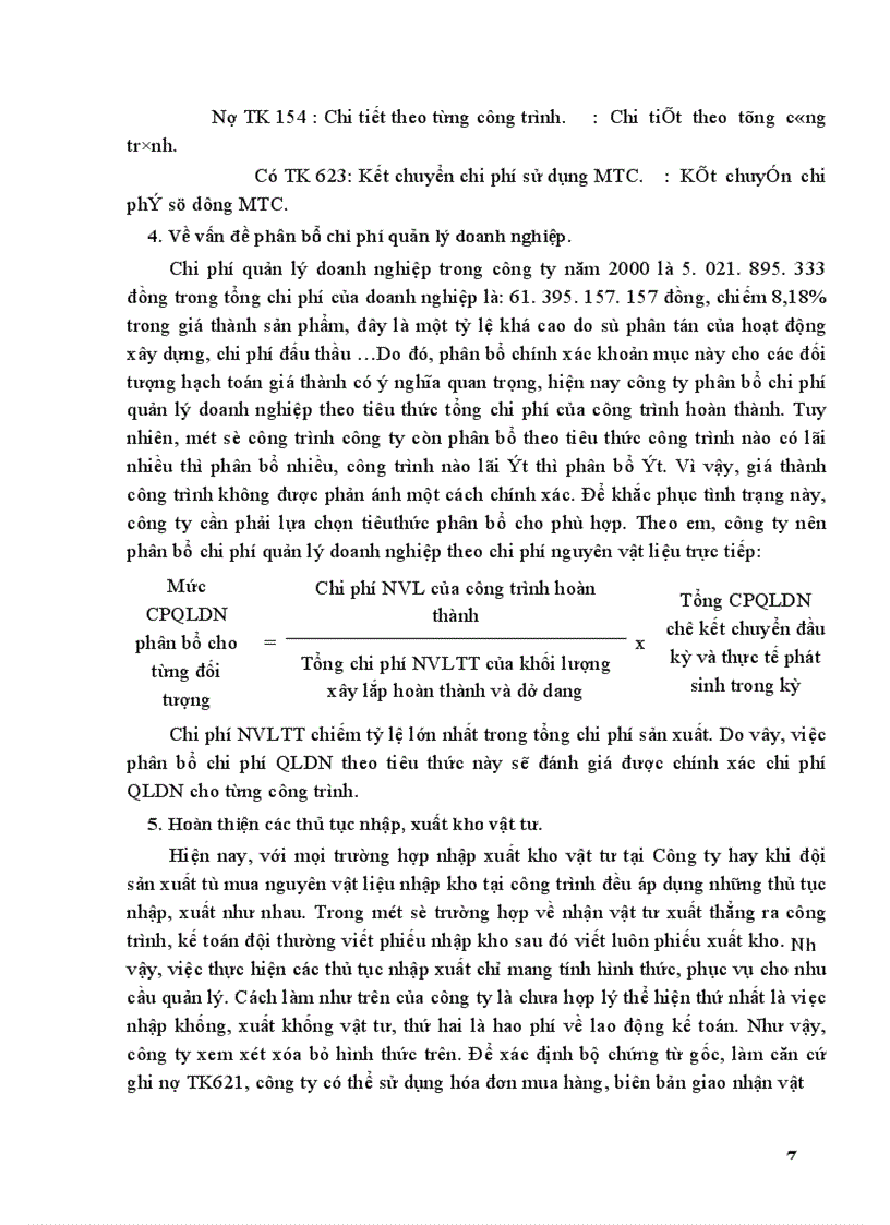 image for page Hoàn thiện công tác kế toán chi phí sản xuất và tính giá thành sản phẩm trong công ty xây dựng số 19 thuộc Tổng công ty xây dựng và phát triển hạ tầng