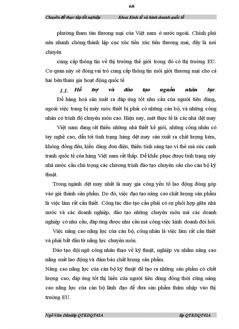 image for page Khả năng thâm nhập hàng dệt may Việt nam vào thị trường EU- thực trạng và giải pháp
