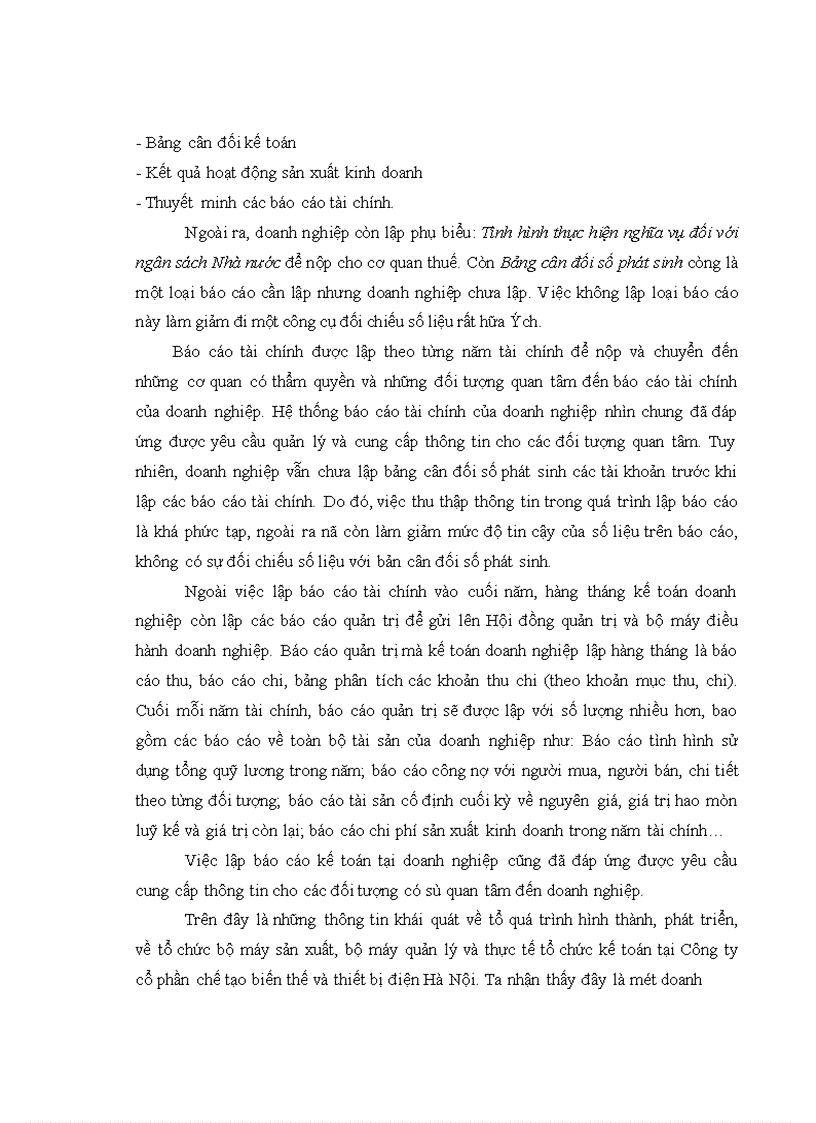 image for page Hoàn thiện công tác kế toán nguyên vật liệu tại Công ty cổ phần chế tạo biến thế và thiết bị điện Hà Nội