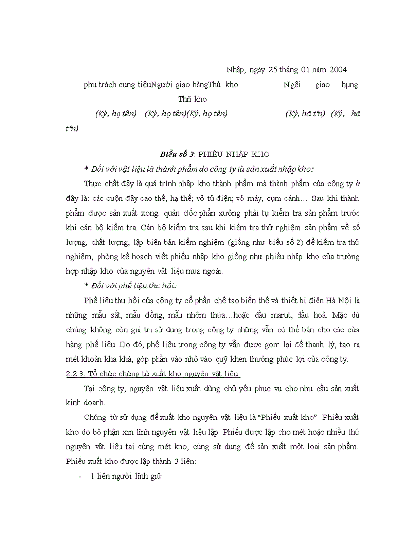 image for page Hoàn thiện công tác kế toán nguyên vật liệu tại Công ty cổ phần chế tạo biến thế và thiết bị điện Hà Nội