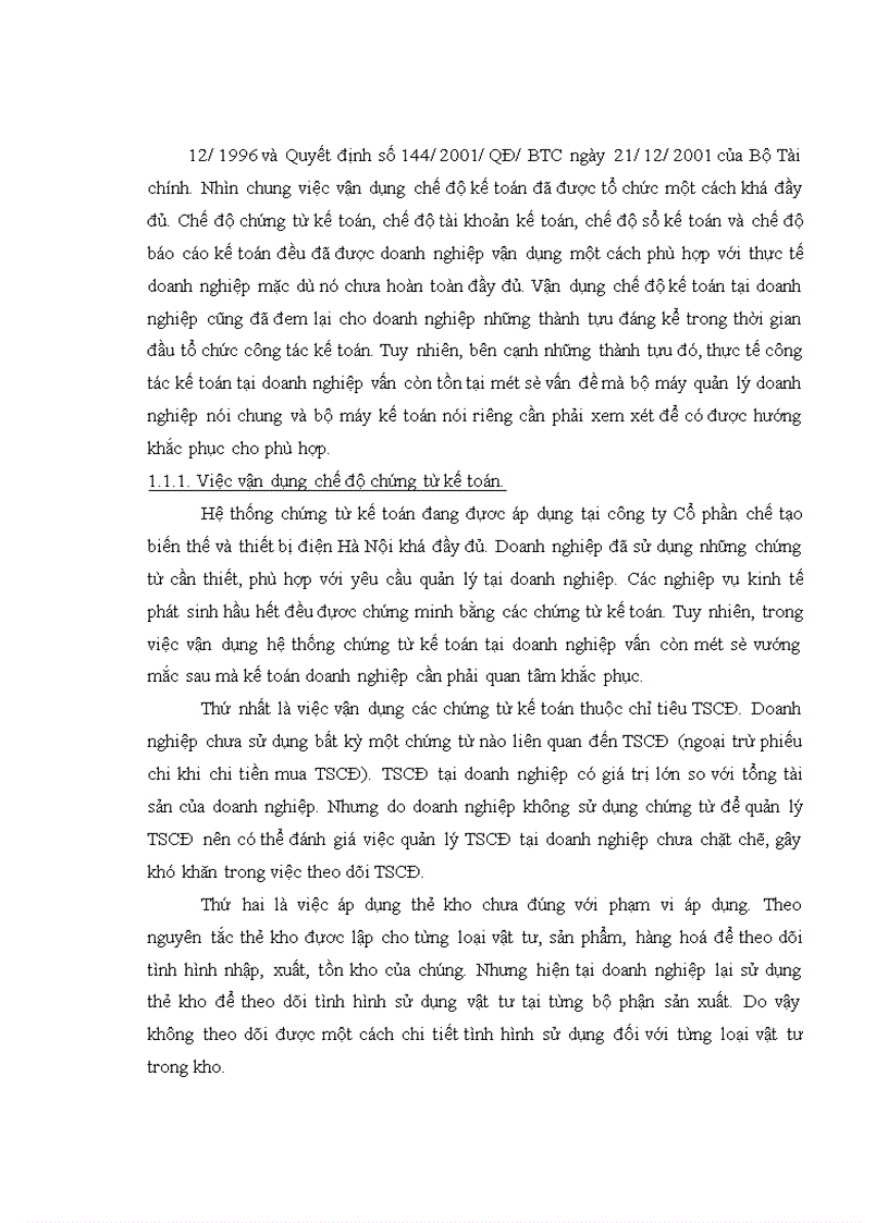 image for page Hoàn thiện công tác kế toán nguyên vật liệu tại Công ty cổ phần chế tạo biến thế và thiết bị điện Hà Nội