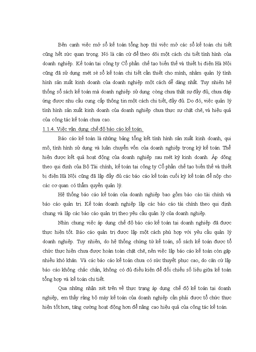 image for page Hoàn thiện công tác kế toán nguyên vật liệu tại Công ty cổ phần chế tạo biến thế và thiết bị điện Hà Nội