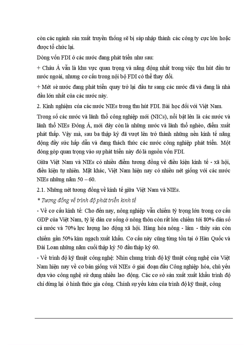 image for page Đầu tư trực tiếp nước ngoài của Nies vào Việt Nam Giáo viên hướng dẫn