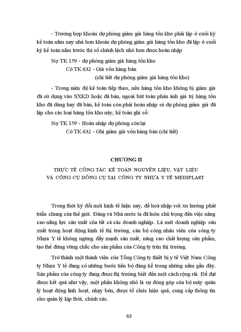 image for page Kế toán nguyên liệu, vật liệu và công cụ dụng cụ tại công ty Nhựa y tế – Tổng công ty thiết bị nhựa y tế Việt Nam