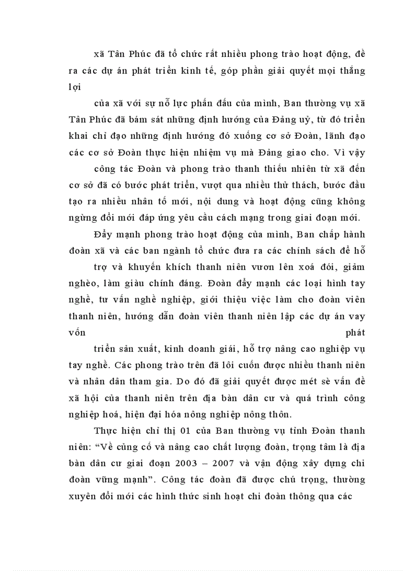 image for page Đoàn thanh niên Cộng sản Hồ Chí Minh xã Tân Phúc – huyện Lang Chánh – tỉnh Thanh Hóa với công tác tham gia xây dựng Đảng